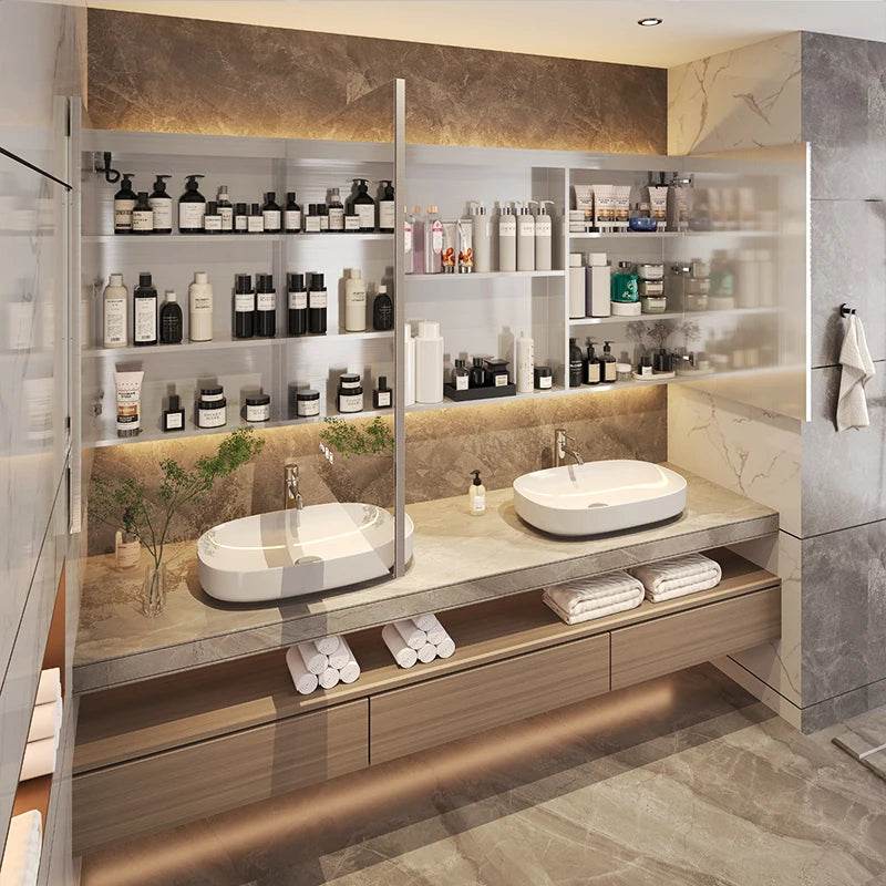 Style Selections India Luxury Vanity 304 Stainless Steel Foshan Wholesale Luxurious Bathroom Vanities - My Store