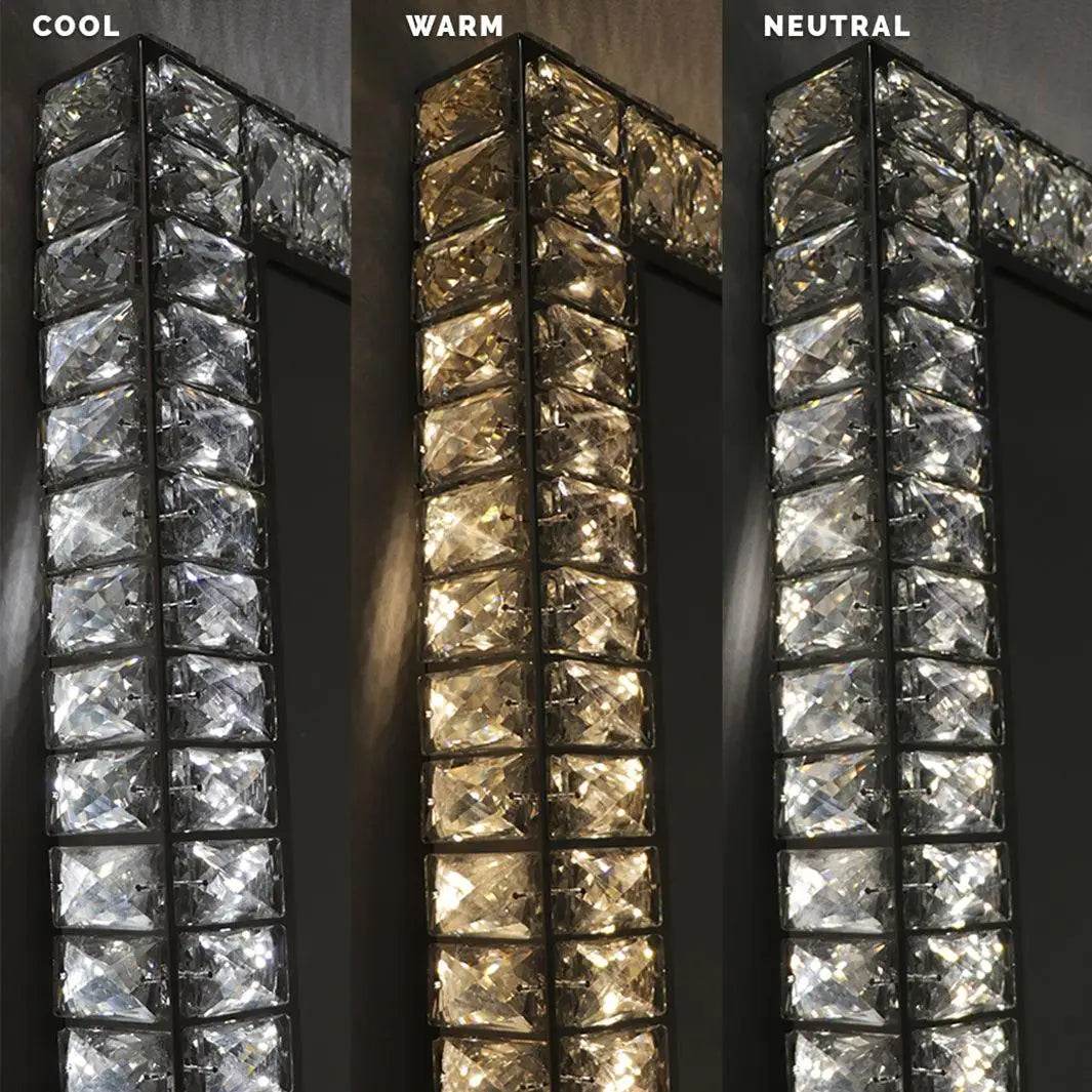 Luxury Stand Dressing Mirror Diamond Led Large Wall Mirrors Wholesale Barbershop Full Length Mirror With Light - My Store