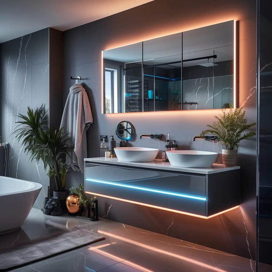 Modern Luxury Bathroom Vanity Double Sink Luxury European Style Wall Hung Bathroom Vanity for Sale - My Store