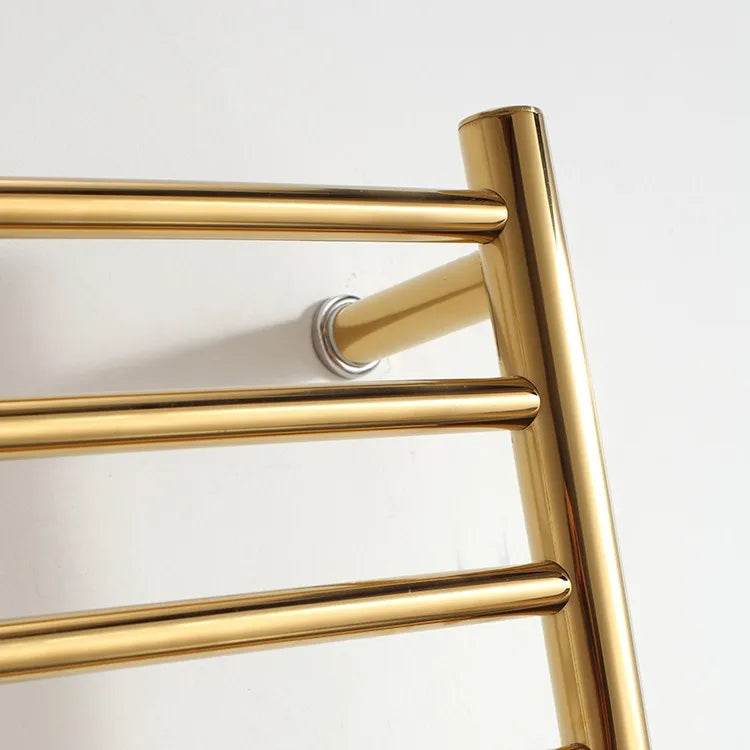 Golden Luxury Stainless Steel Towel Racks Electric Heated Towel Rails Towel Warmer Radiators - My Store