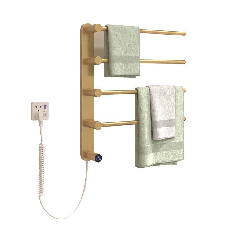 Luxury Bathroom Towel Warmer Heater Electric Spa Wall-Mounted Towel Warmer for Golden Living Room - My Store